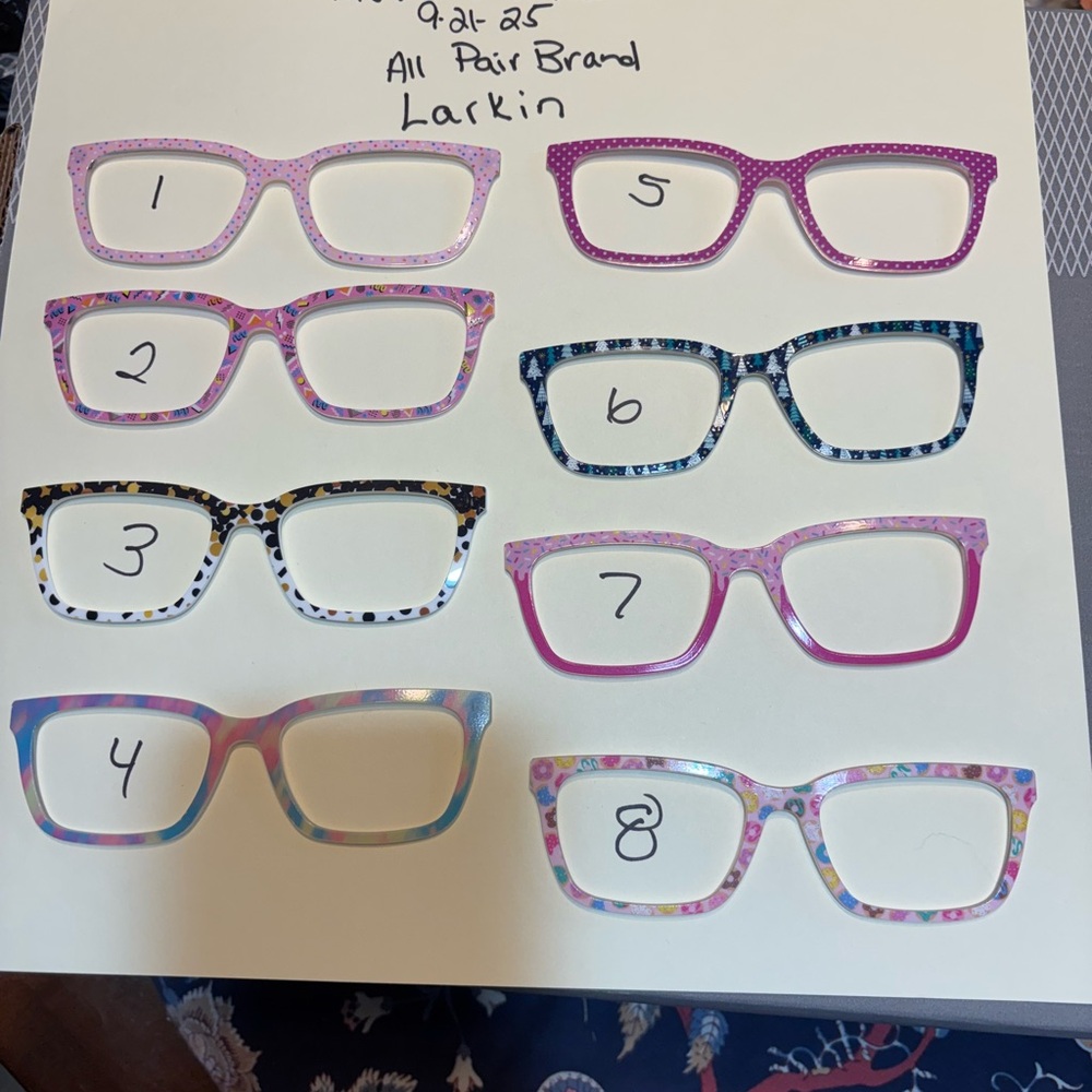 Pair Eyewear Larkin Colorful Eyeglasses Set of 7